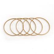 LOT 5 CERCLES EN HETRE DIA 20 CM POUR ATTRAPES REVES ET DECORATION