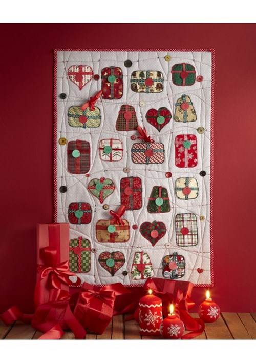 CALENDRIERS DE L'AVENT EN COUTURE CREATIVE, PATCHWORK & BRODERIE