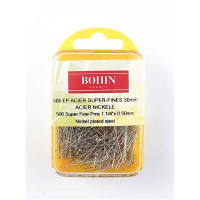EPINGLES COUTUREX SUPER FINES-EC6- N°4 - 30 X 0.50 -500P