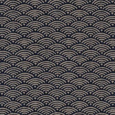 COUPON TISSU JAPON 110X50 SEIGAIHA MARINE