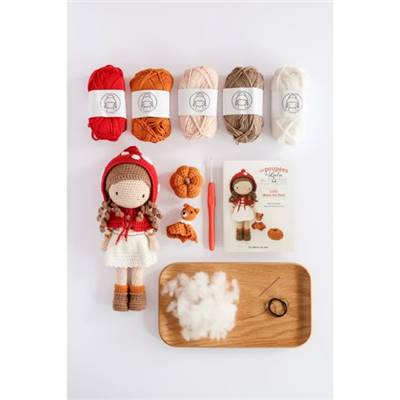 COFFRET LES POUPEES DE LULU AU CROCHET - LULU DANS LES BOIS
