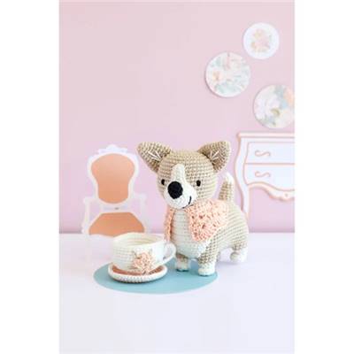 COFFRET CROCHETEZ ADOPTEZ EXPOSEZ ! LIZZIE LE CORGI