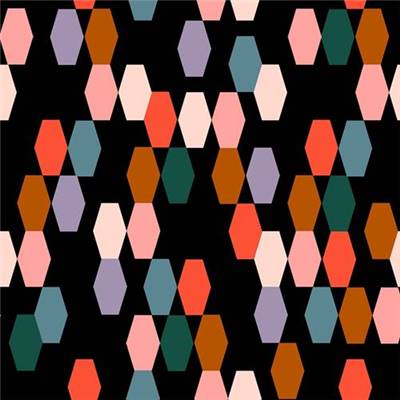 TISSU DASHWOOD STUDIO - BOLD & BLOOM 2053 - VISCOSE - 145 CM 