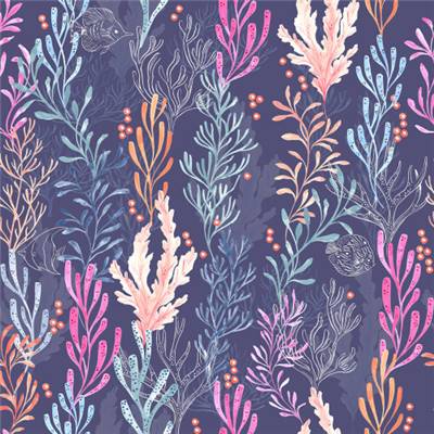 TISSU DASHWOOD STUDIO - CORAL COAST 2465 - COTON - 110 CM