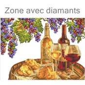 KIT BRODERIE DIAMANT - LES VINS DU TERROIR