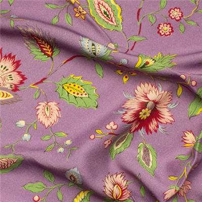 TISSU DUTCH HERITAGE - 2031 PURPLE - VISCOSE - 145 CM 