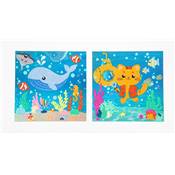 KIT BRODERIE DIAMANT DOTZ BY NUMBER - SOUS LA MER