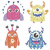 KIT BRODERIE DIAMANT DOTZ BY NUMBER - PETITS MONSTRES 2