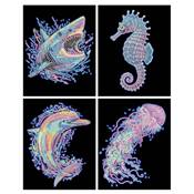 KIT BRODERIE DIAMANT DOTZIES FLOCK - 4 VIES MARINES