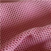 TISSU FILET OU MESH COTON BIO - ROSE BONBON - 165 CM 