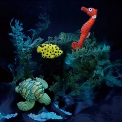 KIT OLYMPUS CROCHET AQUARIUM EG-131 - TORTUE HIPPOCAMPE ET CIE