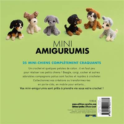 MINI AMIGURUMIS - 25 PETITS CHIENS ADORABLES A CROCHETER