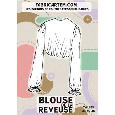 PATRON COUTURE FABRICARTEM - BLOUSE REVEUSE