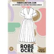 PATRON COUTURE FABRICARTEM - ROBE OCRE