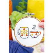 FRENCH'KITS - BRODERIE DÉCORATIVE - HEURE DU THÉ