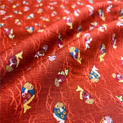 TISSU KURENAI 3378-4C - 100 % COTON - 110 CM 