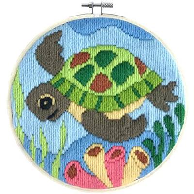 KIT POINT LANCE LADYBIRD TORTUE DE MER - DIA. 15 CM - AVEC TAMBOUR