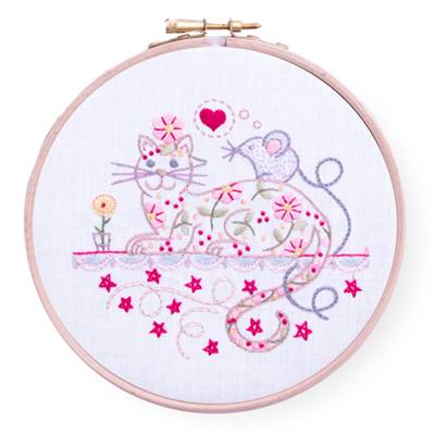 KIT BABA CHAT AVEC TAMBOUR - COLLECTION MARIE SUAREZ