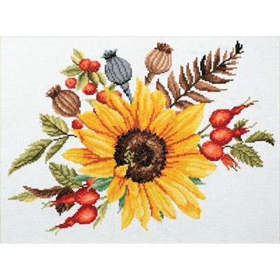 NO COUNT CROSS STITCH - AUTUMN BOUQUET