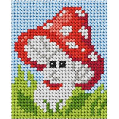 KIT DEMI POINT ENFANT 17 X 20,5 CM - LE CHAMPIGNON SOURIANT