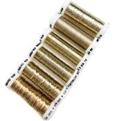 PACK 6 BRODERIE METALLISEE - OR
