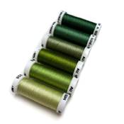 PACK 6 NUANCES SOIE 1003 - VERT JAUNE