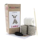 KIT AMIGURUMI HOOOKED - LAURIE LE LAMA - TAUPE