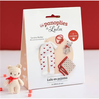 POCHETTE LES PANOPLIES DE LULU A CROCHETER  - LULU EN PYJAMA