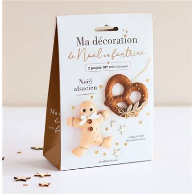 KIT MA DECORATION DE NOEL EN FEUTRINE - NOEL ALSACIEN