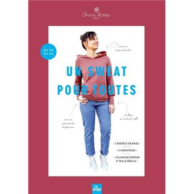 UN SWEAT  POUR TOUTES - 1 MODELE DE BASE - 5 VARIATIONS
