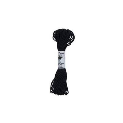 SOIE D'ALGER - ECHEVEAU DE 5 M - COLORIS NOIR