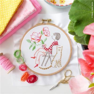 ME & MY TIGER - KIT BRODERIE 21X21CM - TAMBOUR NON INCLUS