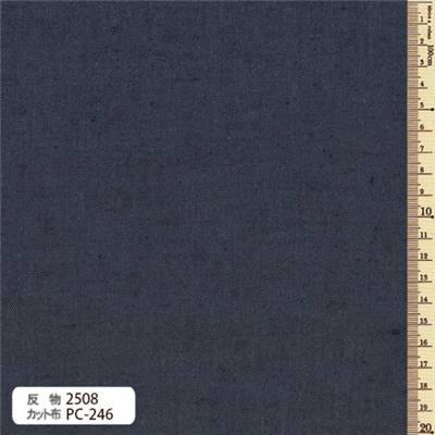 TISSU OLYMPUS TSUMUGI 2508 -100% COTON TISSE TEINT - 110 CM