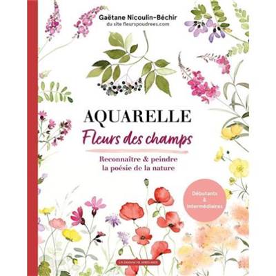 AQUARELLE - FLEURS DES CHAMPS