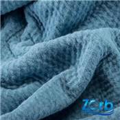 SUPER ABSORBANT ZORB® 3D COTON BIO MD - 150CM - BLEU CANARD