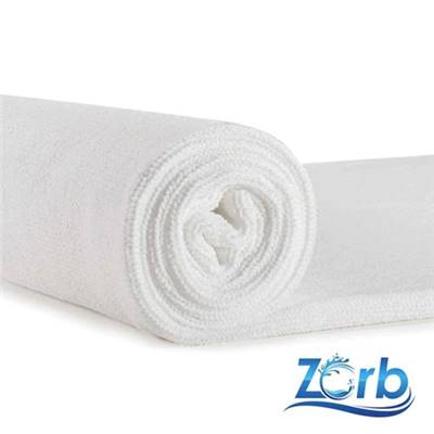 SUPER ABSORBANT ZORB® TERRY MICROFIBRE - 157CM - BLANC