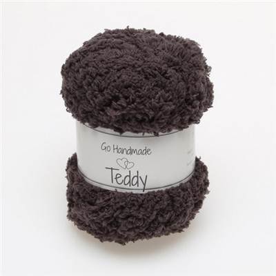 FIL A TRICOTER GOHANDMADE TEDDY - CHOCOLAT - PELOTE 50 G