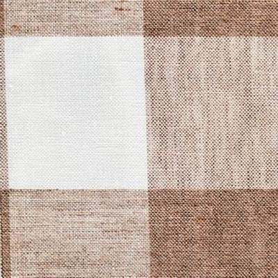 ETAMINE DE LIN 12 FILS CARREAUX NATUREL-ECRU 180 CM