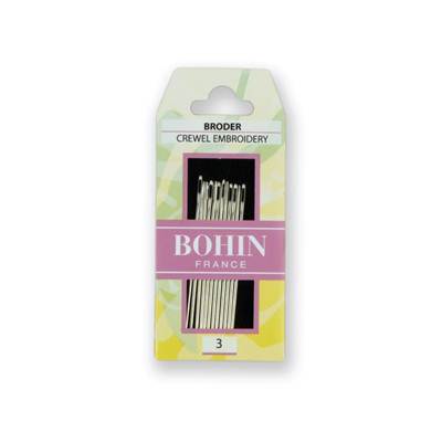 AIGUILLES A BRODER A41F N°3 - POCHETTE DE 12 AIG