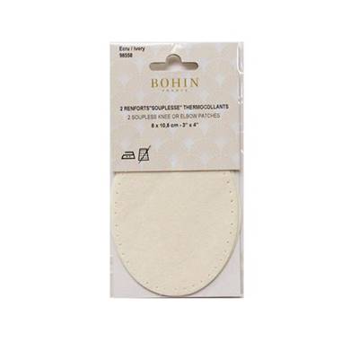 2 RENFORTS SOUPLESSE THERMOCOLLANTS PM 8 X 10.5 CM ECRU