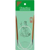 AIGUILLES CIRCULAIRES FIXES BAMBOU CHIAOGOO - 40 CM - N°5.5