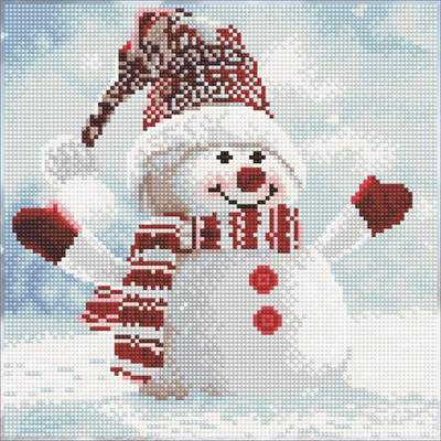 KIT DIAMOND ART NOEL - SNOWMAN