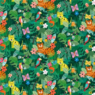 TISSU DASHWOOD STUDIO - SAVE THE PLANET 2445 - COTON - 110 CM