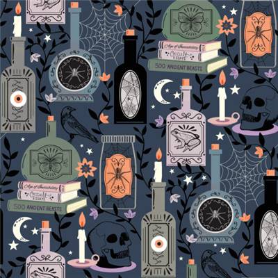 TISSU DASHWOOD STUDIO - SPELLBOUND 2448 - COTON - 110 CM