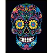 KIT BRODERIE DIAMANT NEON NOIR - SUGAR SKULL