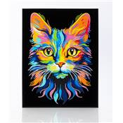 KIT BRODERIE DIAMANT NEON NOIR - CAT