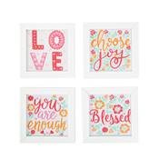 KIT BRODERIE DIAMANT MINI DOTZ - LOVE BLESSINGS - PACK 4 DESSINS