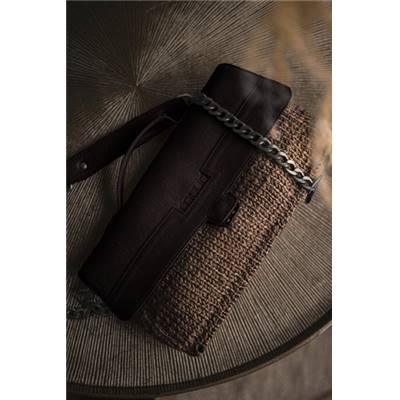 KIT HAUMEA BAG MUUD - CUIR NOIR - COULEUR BRONZE
