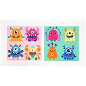 KIT BRODERIE DIAMANT DOTZ BY NUMBER - PETITS MONSTRES 2