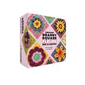COFFRET - CROCHET GRANNY SQUARE FLEURS MIX & MATCH 